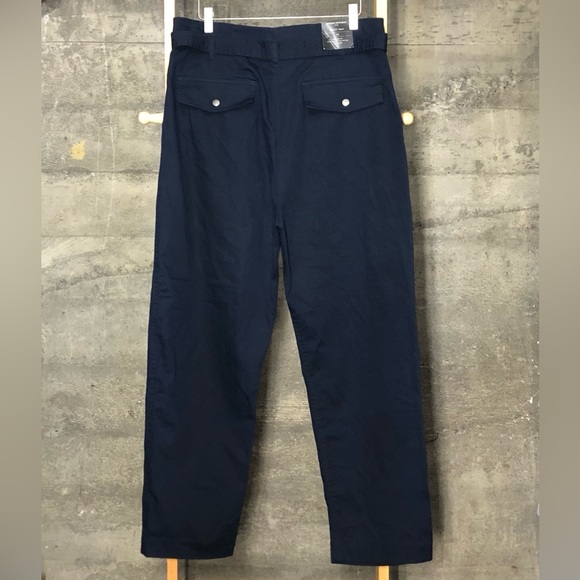 NWT Banana Republic Preppy Navy High-Rise Tie-Waist Utility Pants in Size 14 - Picture 6 of 6